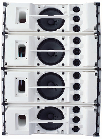 toa mini line array speakers